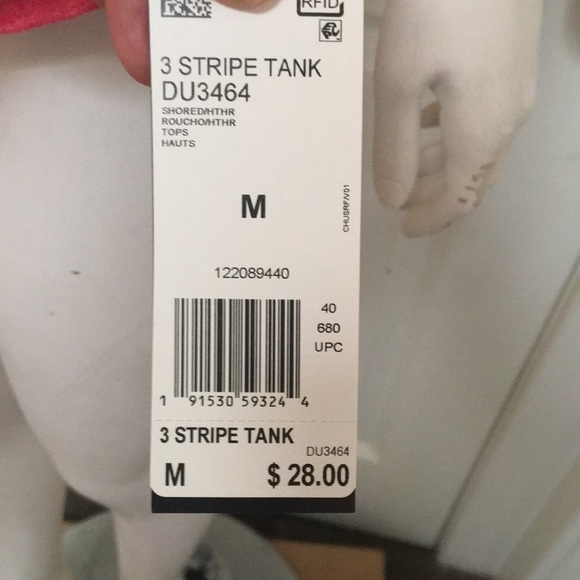 Adidas Athletic/Athleisure Tank, Size M, NWT! - Picture 2 of 6